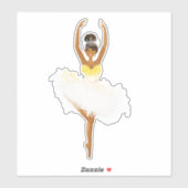 Sticker Bella la Ballerina (Feuille)