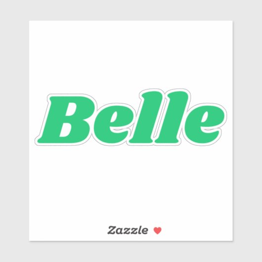 Sticker Belle (Feuille)