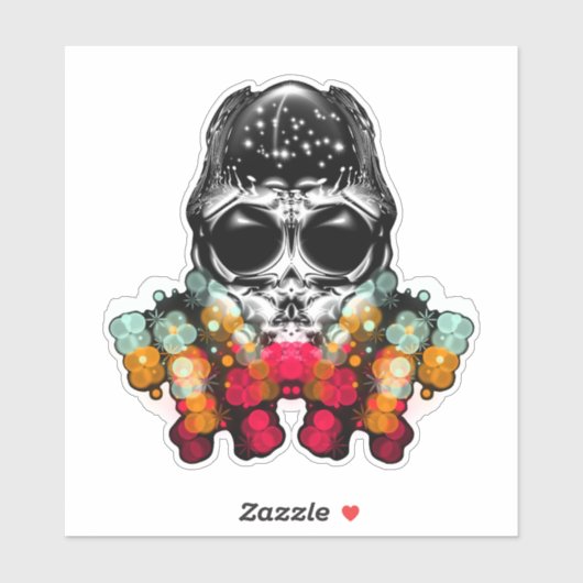 Sticker Belle araignée automnale avec Casquette Dewdrop (Feuille)