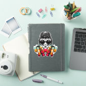Sticker Belle araignée automnale avec Casquette Dewdrop (Couverture iPad)