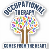 Sticker Belle citation d'ergothérapie (Devant)