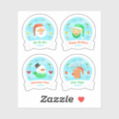 Sticker Belle collection d'autocollants de Noël (Feuille)