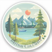 Sticker Belle Colombie-Britannique (Devant)