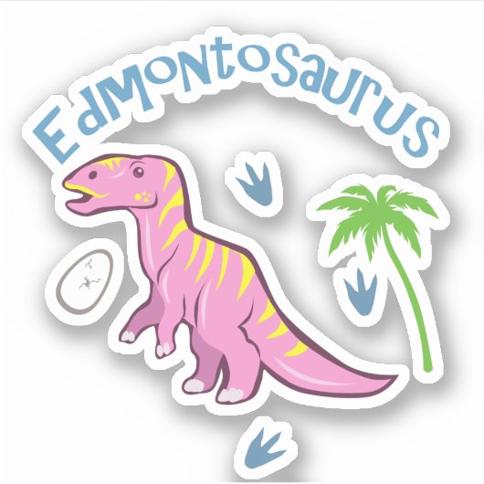 Sticker Belle Edmontosaurus (Devant)