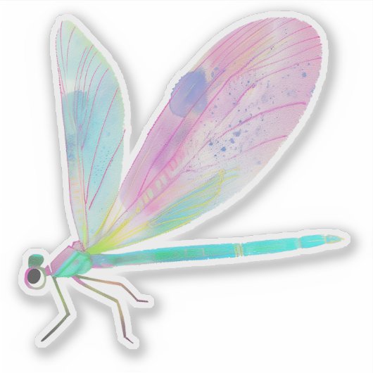 Sticker Belle libellule (Devant)