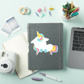 Sticker Belle licorne dormante (Couverture iPad)
