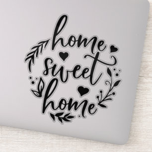 Sticker Belle maison Conception maison Sweet Home