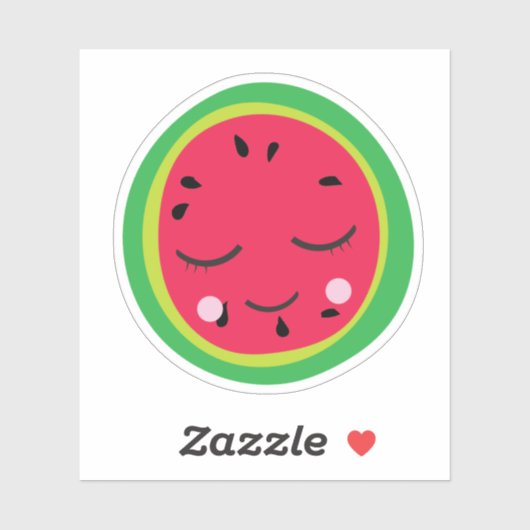 Sticker Belle pastèque (Feuille)