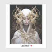 Sticker Belle sorcière Demon Queen Imaginaire Art (Feuille)