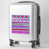 Sticker Belles bordures de style feutre pour la Saint-Vale (Sur valise)