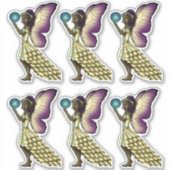 Sticker Belles fées afro-américaines (Devant)