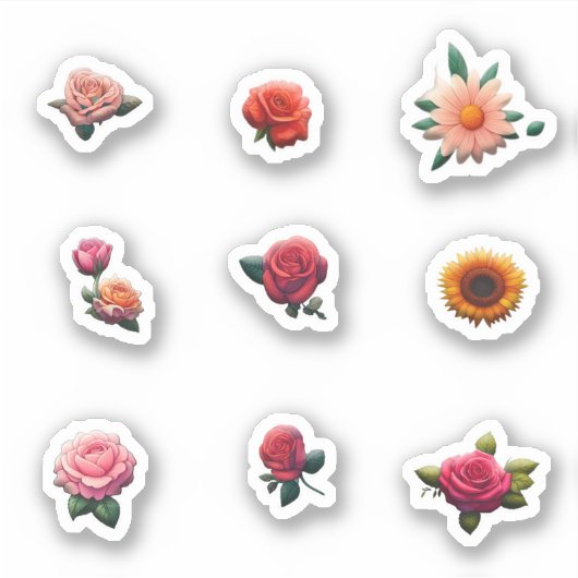 Sticker Belles Fleurs (Devant)