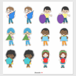 Sticker Belles formes colorées
