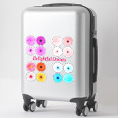 Sticker Belles marguerites Décorations de vinyle (Sur valise)