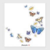 Sticker Belles papillons (Feuille)