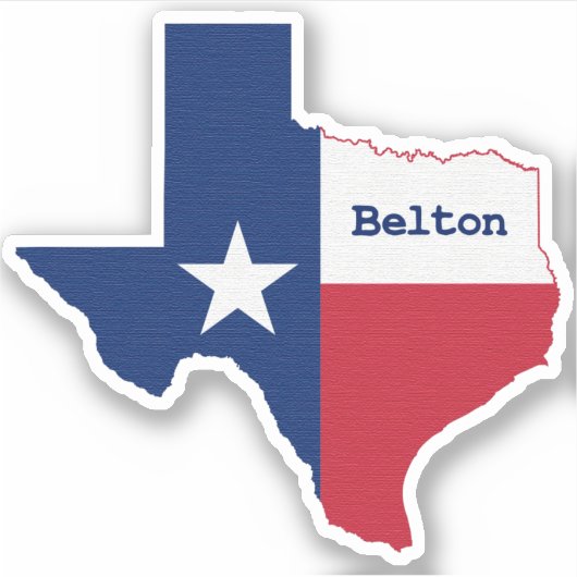 Sticker Belton Texas (Devant)