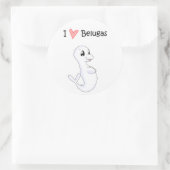 Sticker Belugas I Love (Sac)