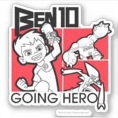 Sticker Ben 10 Going Hero (Devant)
