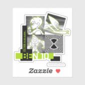 Sticker Ben 10 - Il est temps de devenir Alien (Feuille)