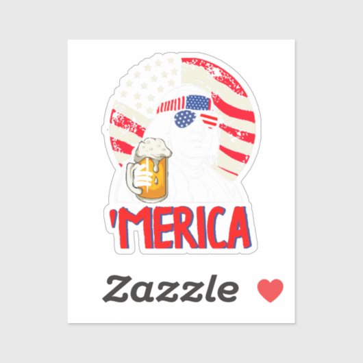 Sticker Ben Drankin Fêtons la joie du 4 (Feuille)