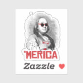 Sticker Ben Franklin 'Parti Américain (Feuille)