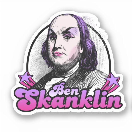 Sticker Ben Skanklin (Devant)