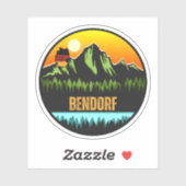 Sticker Bendorf, Allemagne (Feuille)