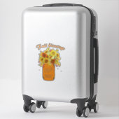 Sticker Bénédictions florales d'automne (Sur valise)