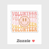 Sticker Bénévolat, Travail Volontaire, Don Pour Bénévole (Feuille)
