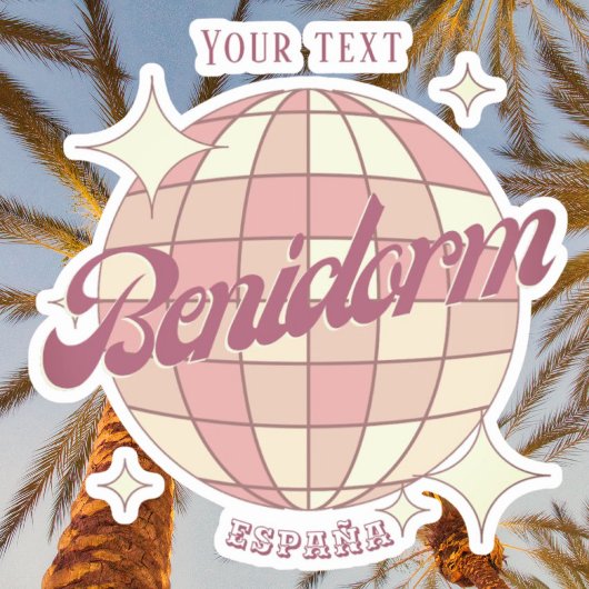 Sticker Benidorm Espagne España