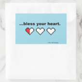 Sticker "Bénissez votre coeur" (Sac)