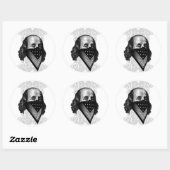 Sticker Benjamin Franklin (Feuille)