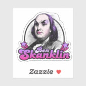 Sticker Benjamin Skanklin (Feuille)