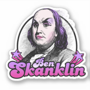 Sticker Benjamin Skanklin