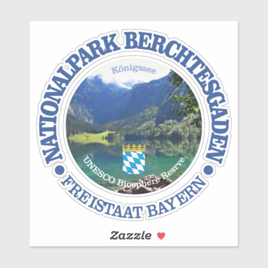 Sticker Berchtesgaden NP (Feuille)