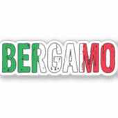 Sticker Bergame Italie (Recto)