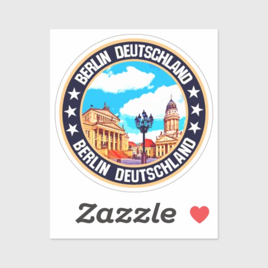 Sticker Berlin (Feuille)