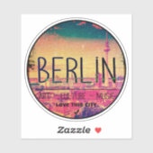 Sticker Berlin vintage (Feuille)
