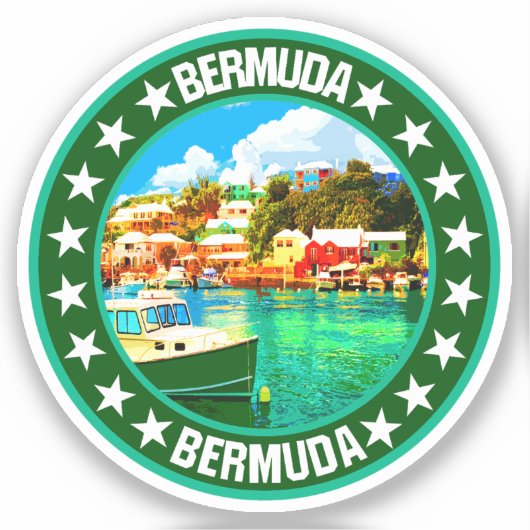 Sticker Bermudes (Recto)