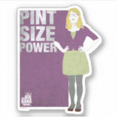 Sticker Bernadette | Puissance de la taille des pintes (Devant)