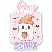 Sticker Berry Scary Cute Ghost Halloween  (Devant)