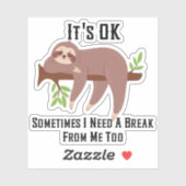 Sticker Besoin d'une fente de rupture (Feuille)