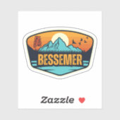 Sticker Bessemer, Alabama (Feuille)