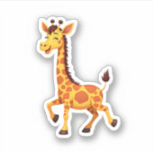 Sticker Best Giraffe Art For Men Women Adult Giraffe Print (Devant)