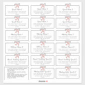 Sticker bestemmingsweddenschap (Vel)