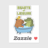 Sticker Bêtes de Loisirs | (Feuille)