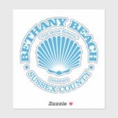 Sticker Bethany Beach (coquillage) (Feuille)