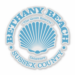 Sticker Bethany Beach (coquillage)