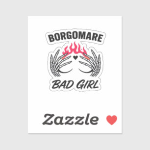 Sticker Bgm Bad Girl II - Skeleton Heart Hands