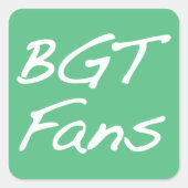 Sticker BGTFans (Devant)